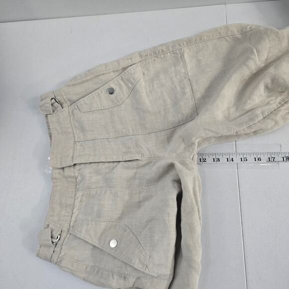 Athleta Voyager Linen Pant - jogger beige tan womens size 2 6651 - Picture 7 of 11